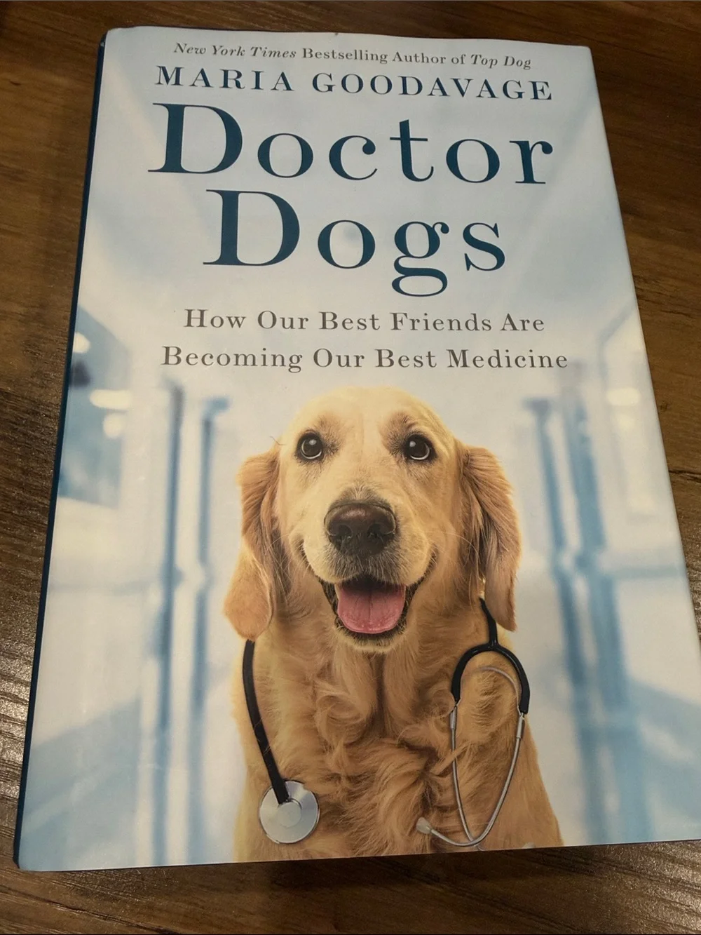 Doctor Dogs by Maria Goodavage - Hardcover Book (Blue & Cream Cover)